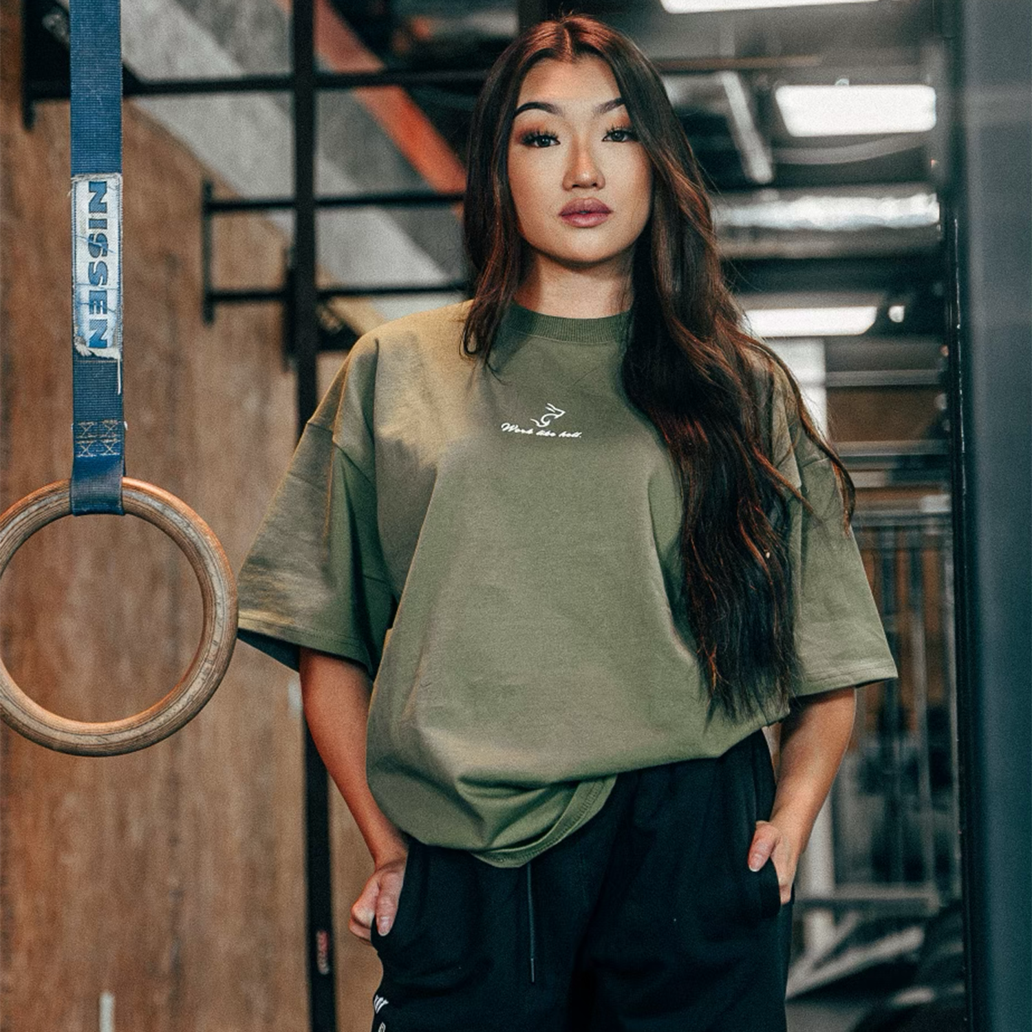 WLH TOP - FOREST GREEN