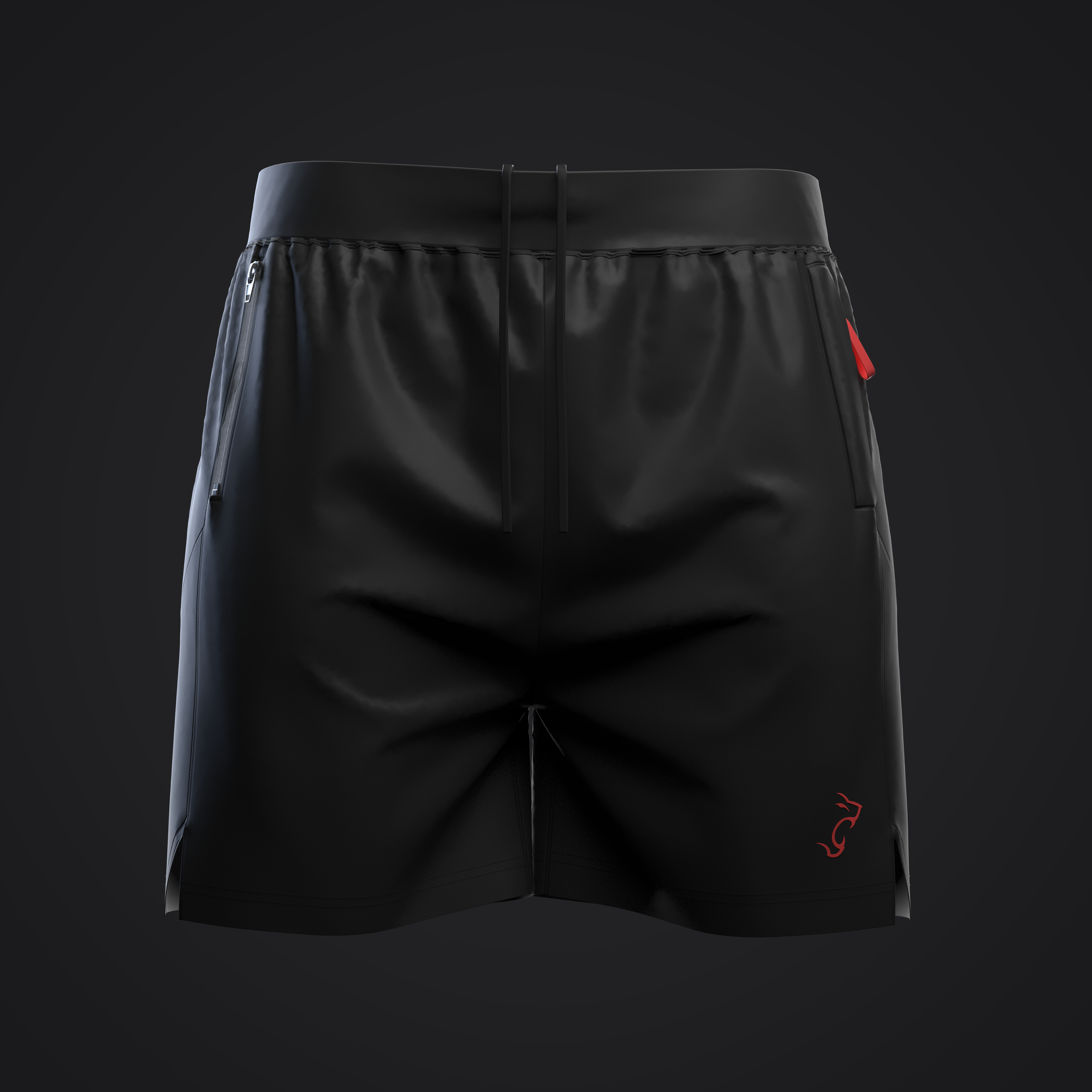 RED PERFORMANCE SHORTS