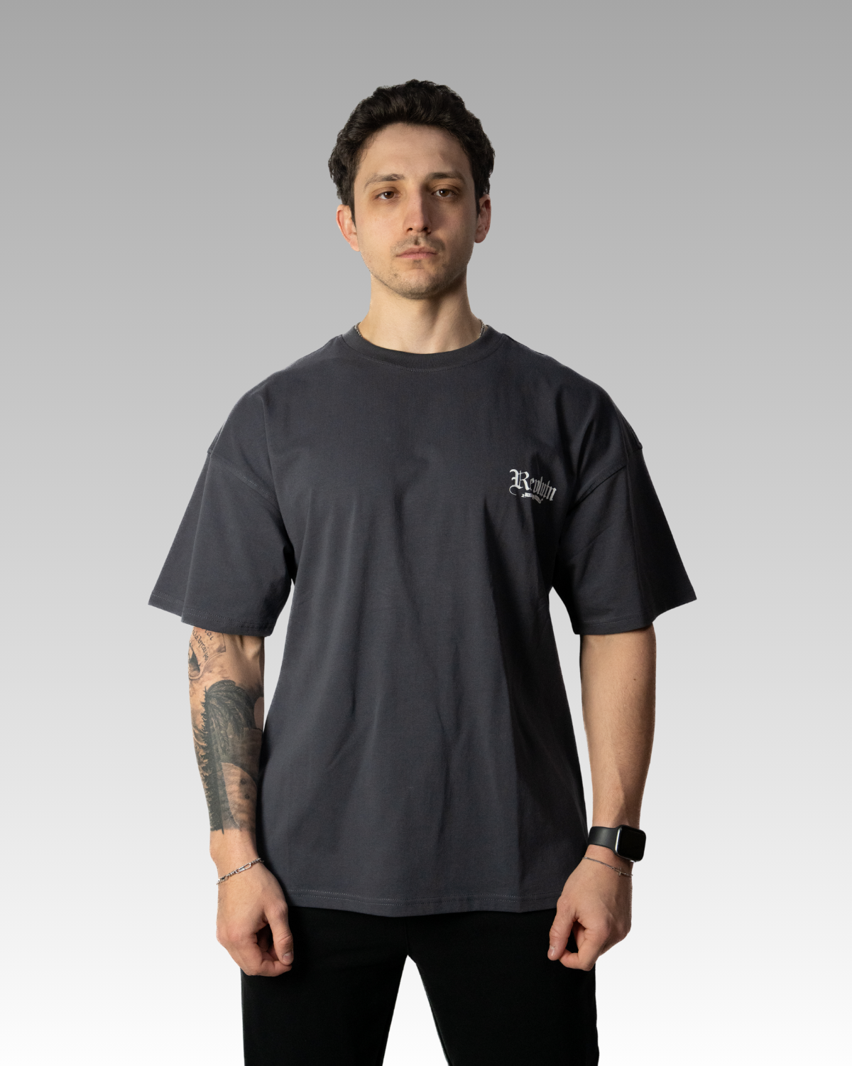 VINTAGE LION PUMPCOVER - SLATE GREY