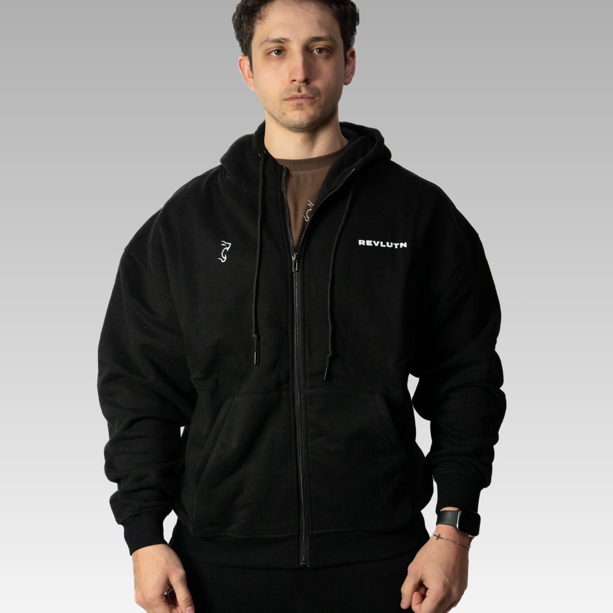 STATEMENT ZIP-UP HOODIE