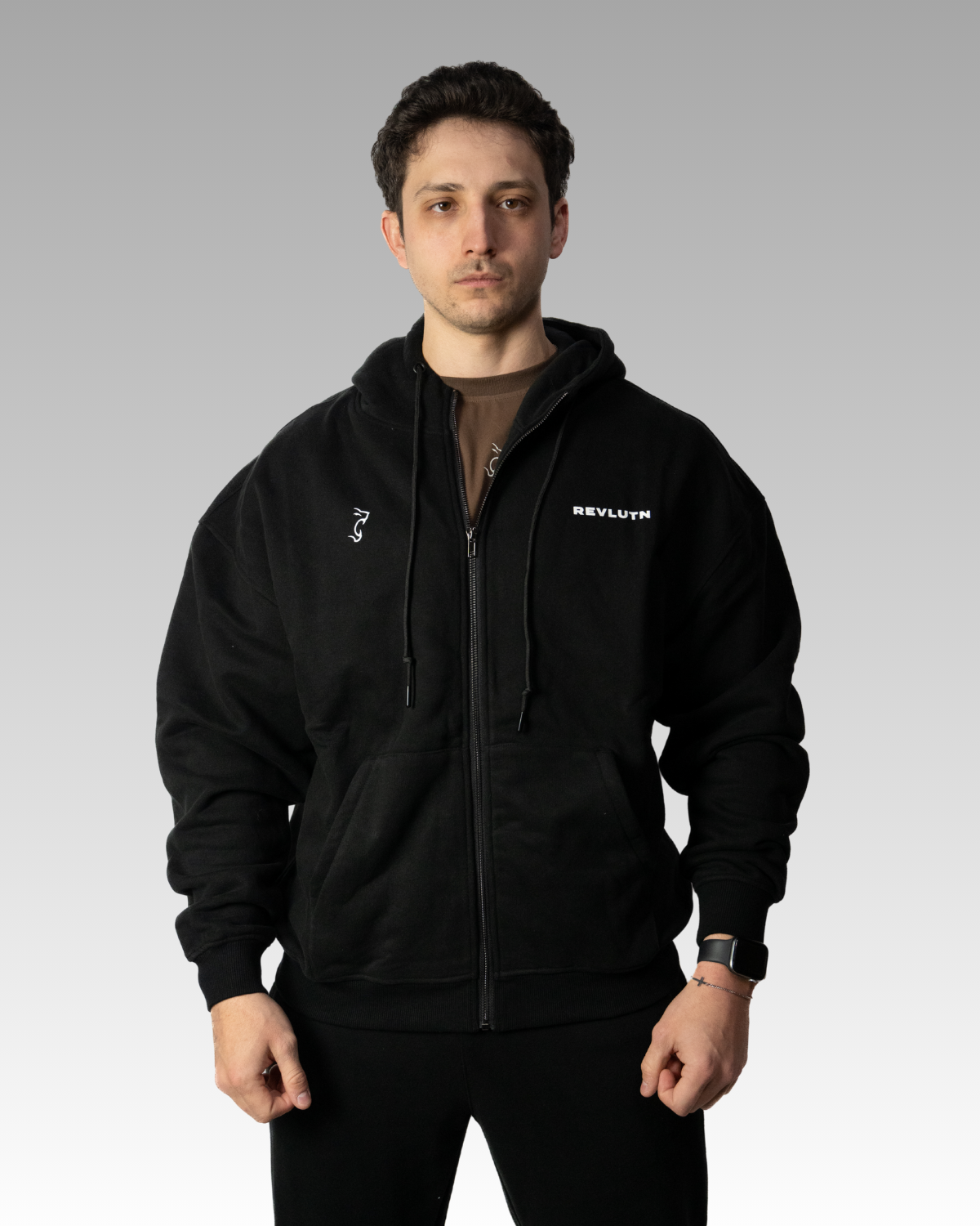 STATEMENT ZIP-UP HOODIE