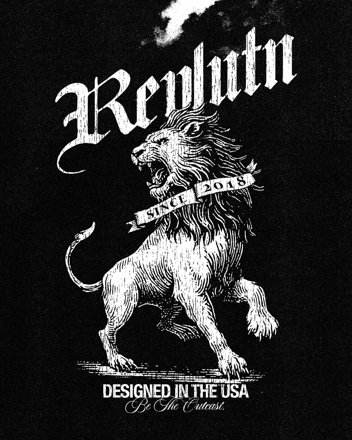 VINTAGE LION PUMPCOVER - SLATE GREY